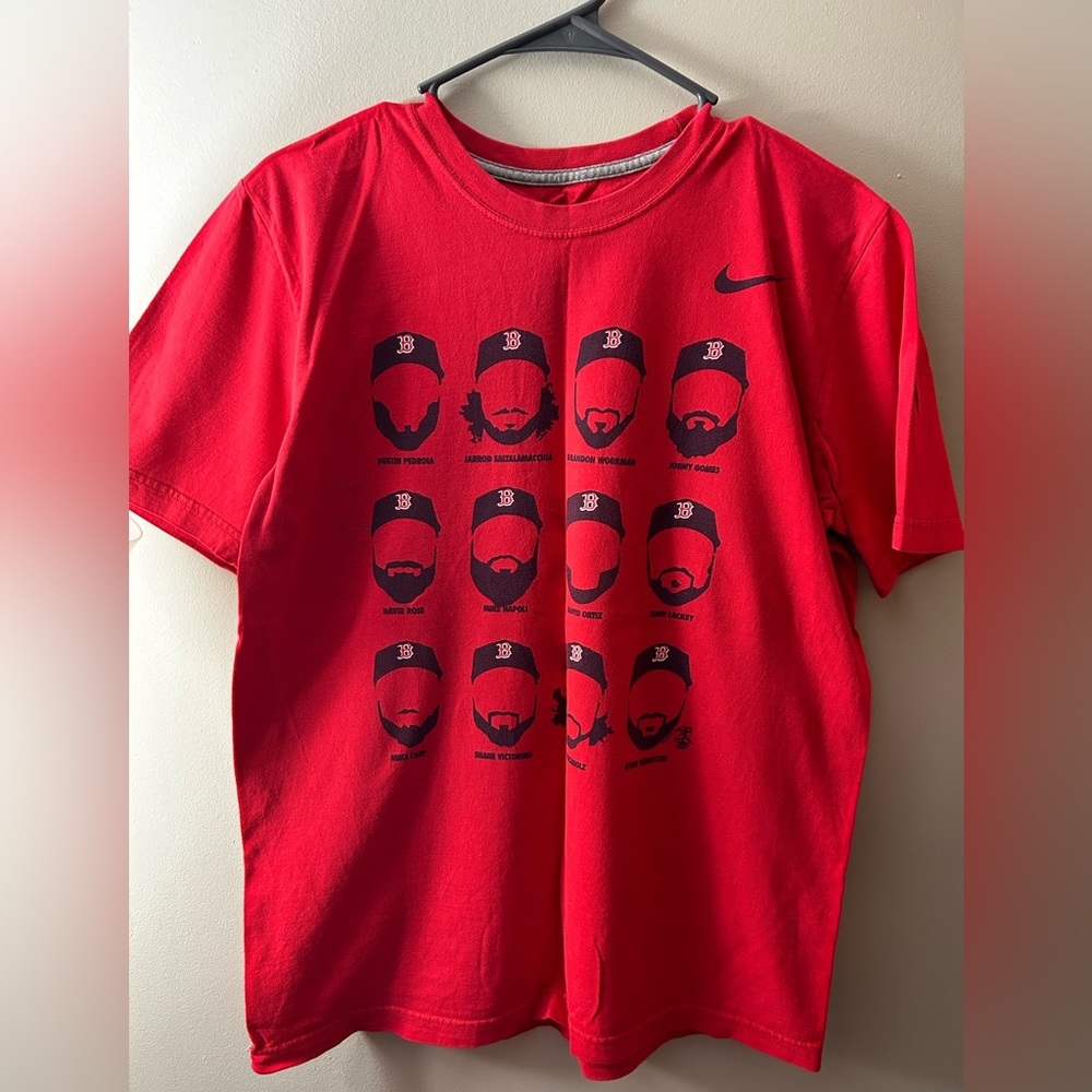 Nike Red Sox shirt from the 2013 World Series team #GetBeard